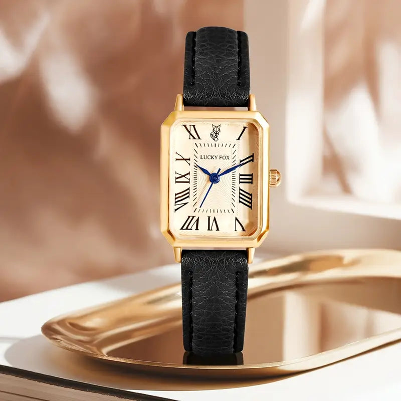 Anna Crest Watch | Gold