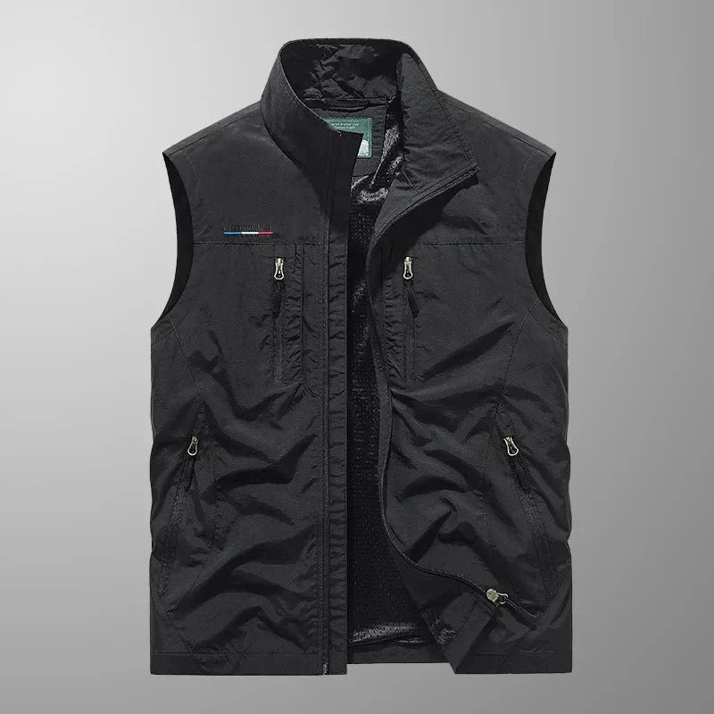 Tauno™ | Cargo Vest with Many Pockets – Lightweight, Practical, and Ready for Adventure