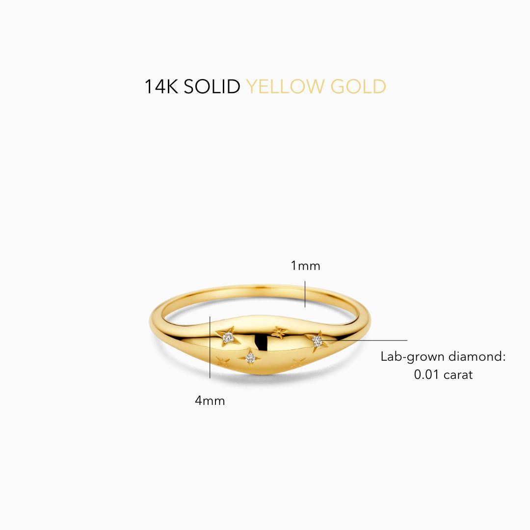 Bella Diamond Ring | Gold