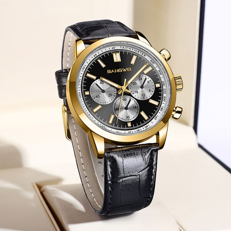 Military Casual Leather Quartz Watch™ - Olsen & Olsen