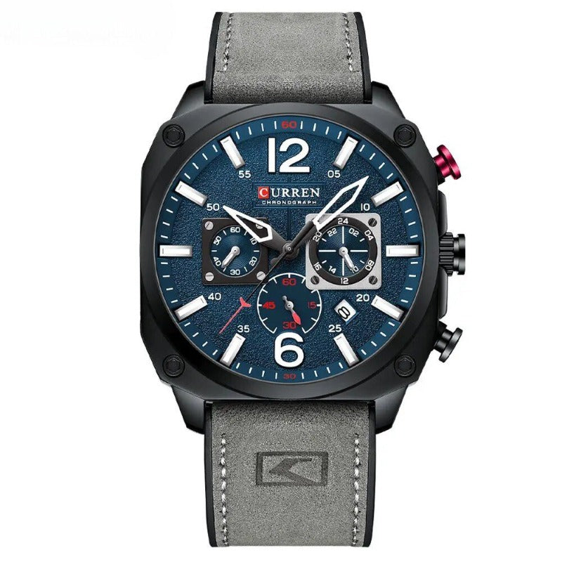 Business Leather Quartz Watch™ - Olsen & Olsen