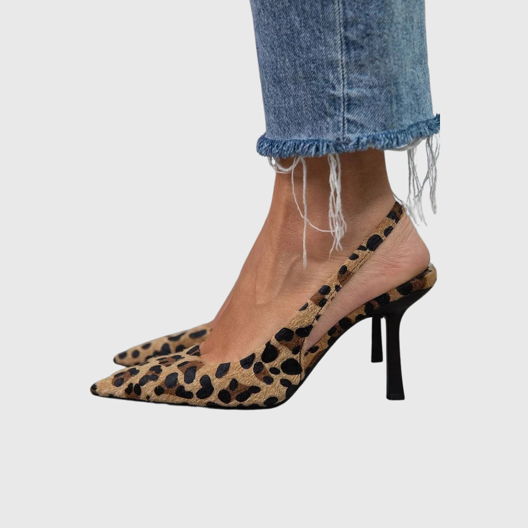 Margarette – Leopard Print Pointed Toe Heels
