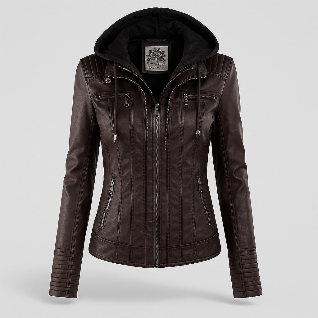 Nora | Women's Weather-Resistant Leather Jacket | Durable Style