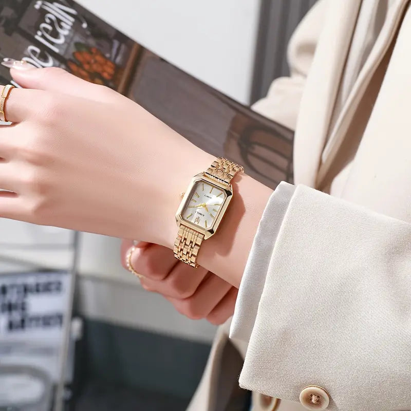 Bess Regalia Link Watch | Gold
