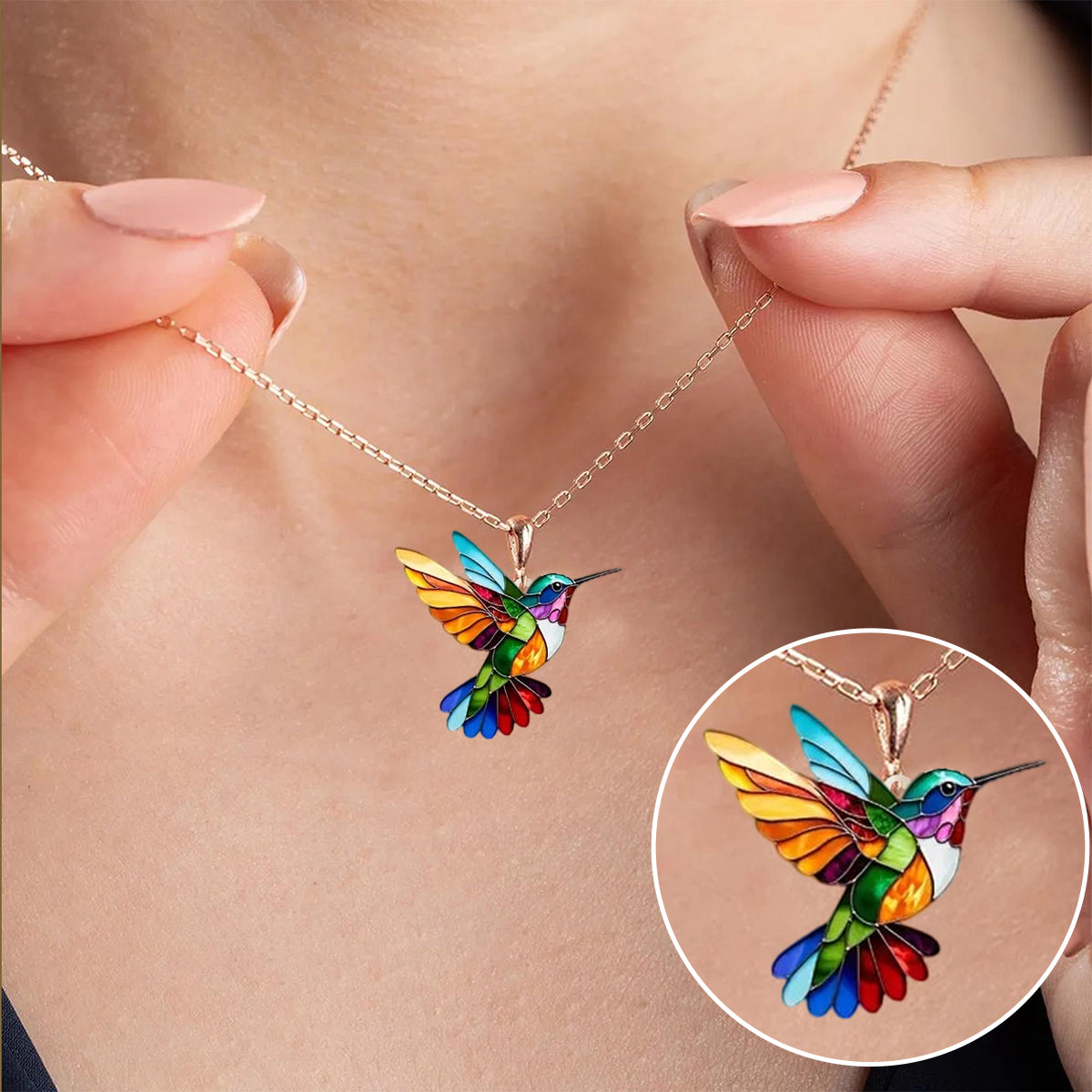 Twinkle | Elegant Hummingbird Necklace