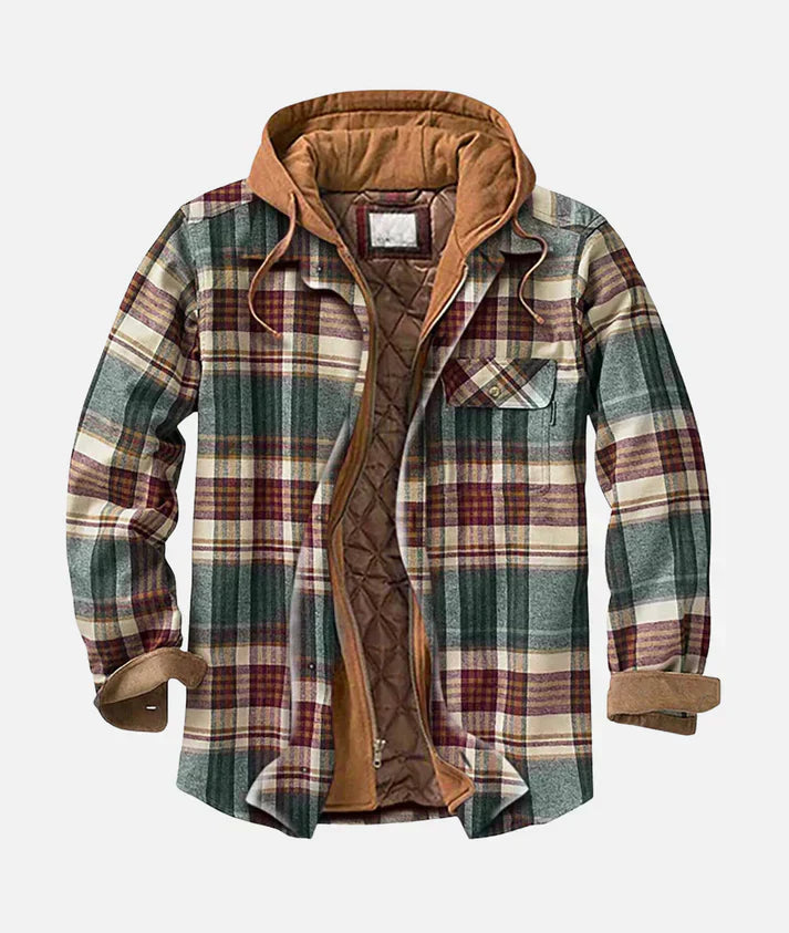 Romeo | Elegant Patchwork Plaid Jacket