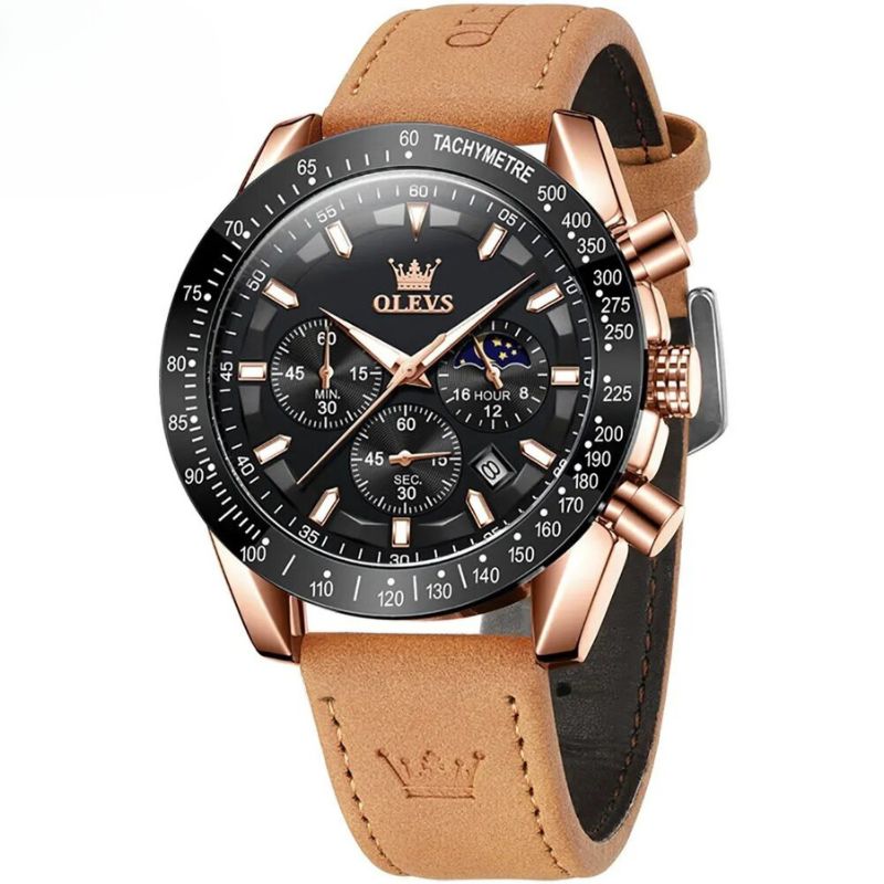 Classic Leather Quartz Watch™ - Olsen & Olsen