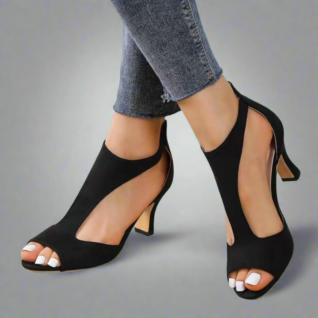 Lea | Elegant and Comfortable Heeled Sandals