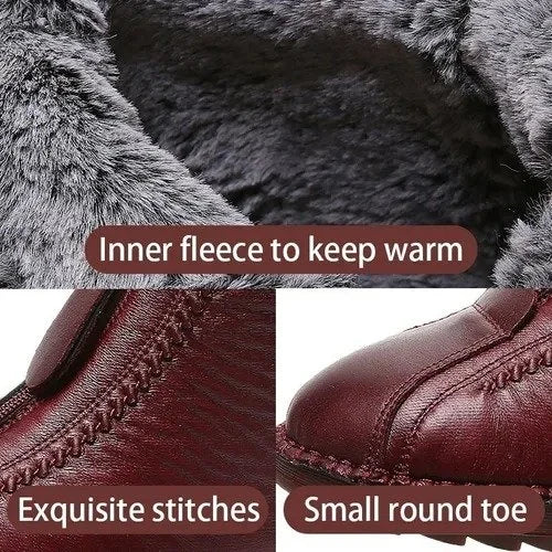 🔥Last Day Promotion – 50% Discount - Women's Non-Slip Natural Leather Ankle Boots