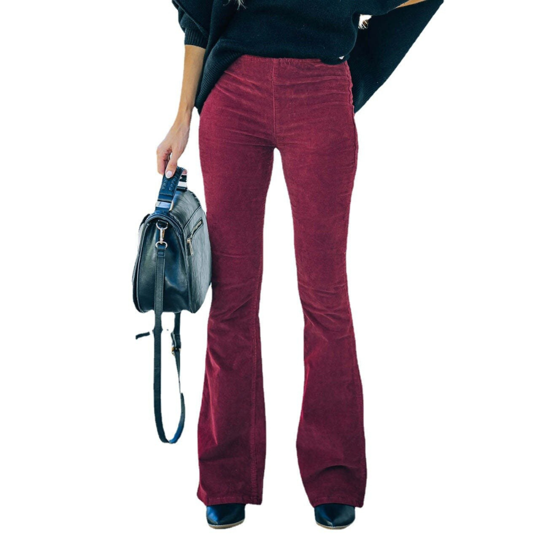 Chloe I Flared Corduroy Pants