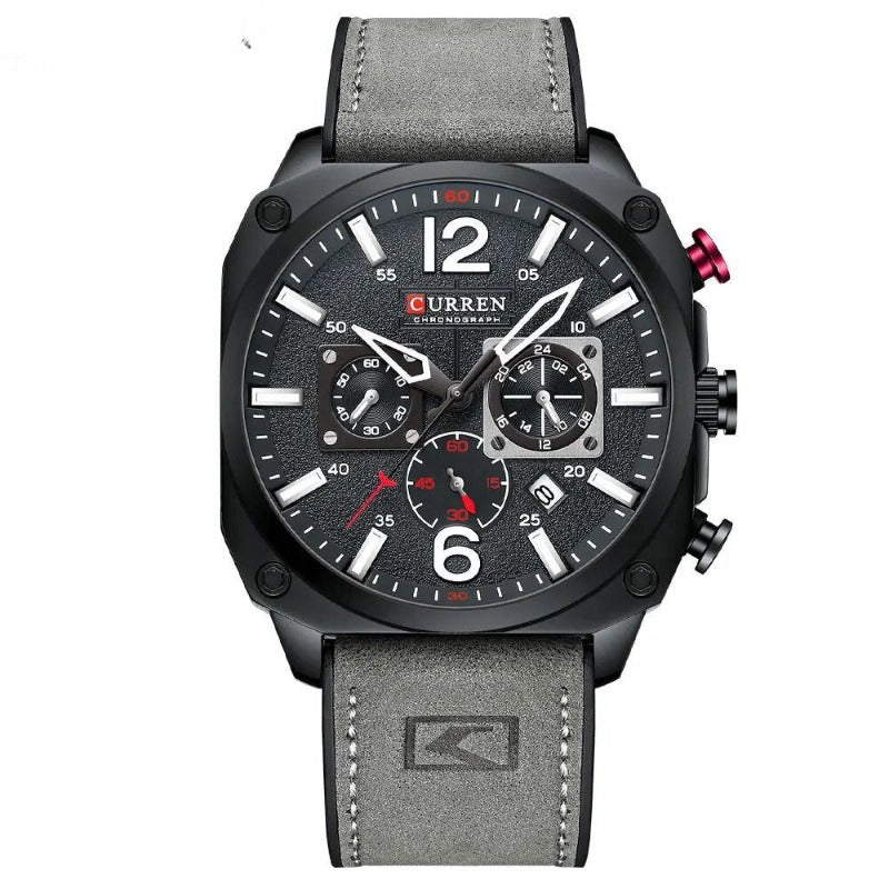 Business Leather Quartz Watch™ - Olsen & Olsen