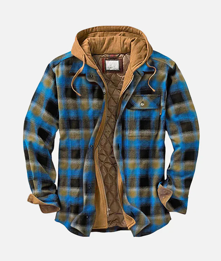Romeo | Elegant Patchwork Plaid Jacket