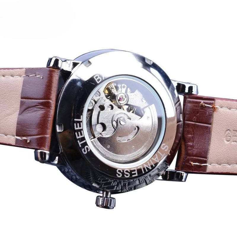 Luxury Automatic Leather Watch™ - Olsen & Olsen