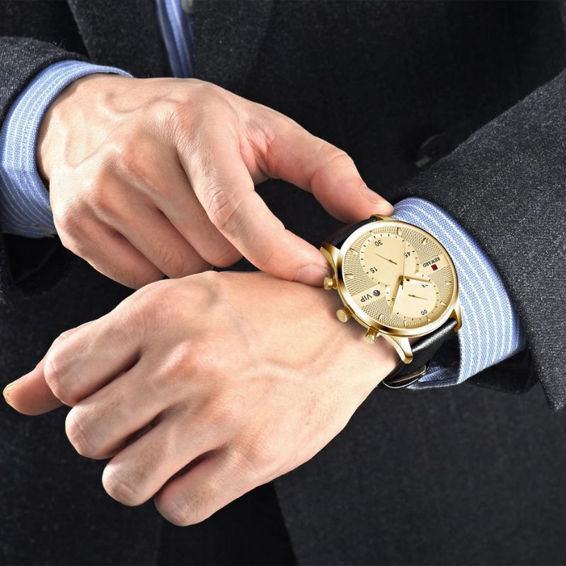 Olsen & Olsen Luxury Quartz Chronograph Watch