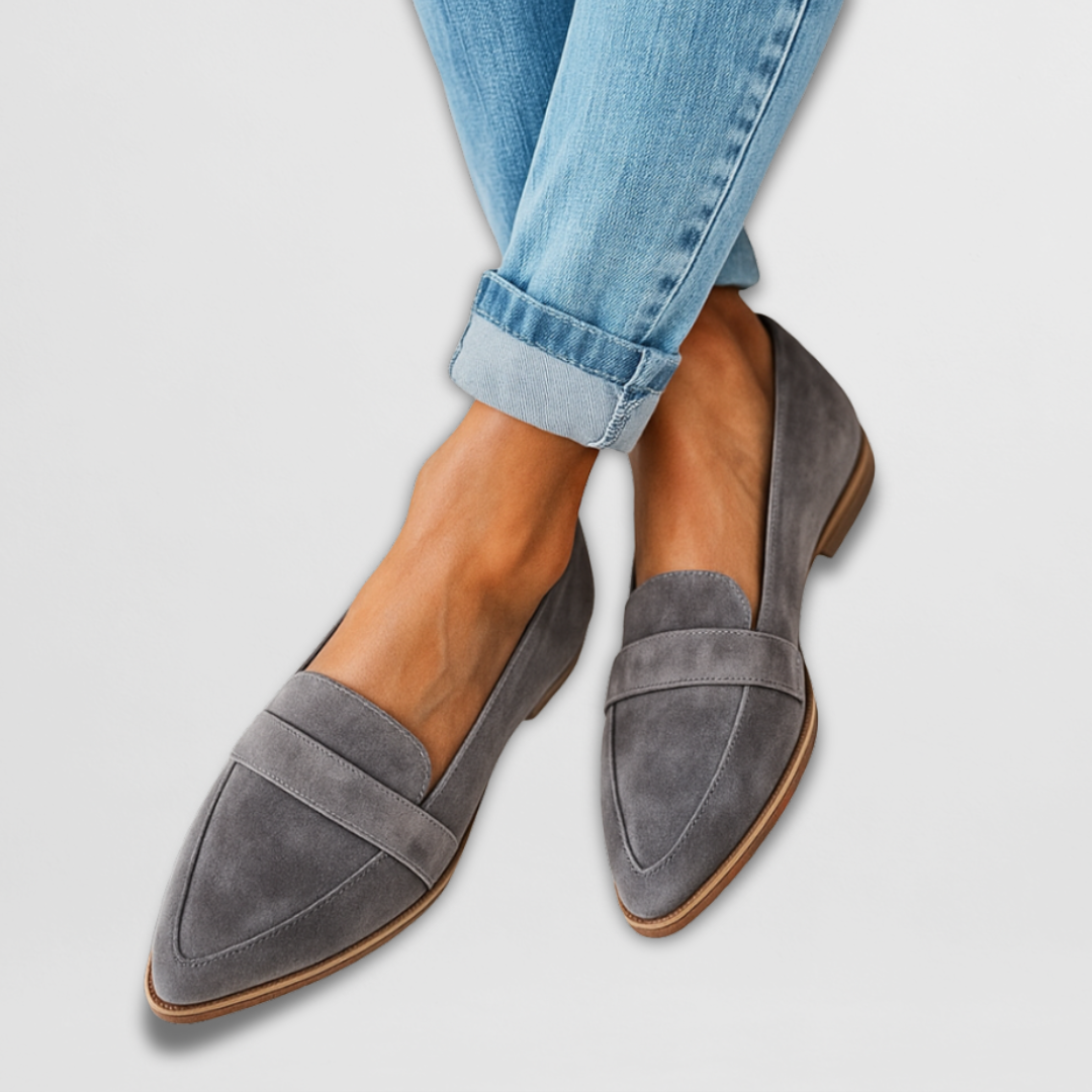 Zinnia - Suede Loafers
