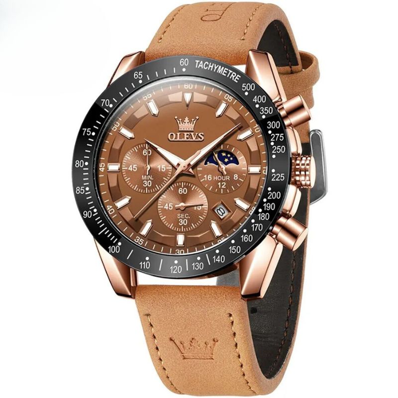 Classic Leather Quartz Watch™ - Olsen & Olsen