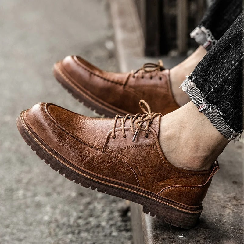 Ethan Lowcut Genuine Leather Shoes