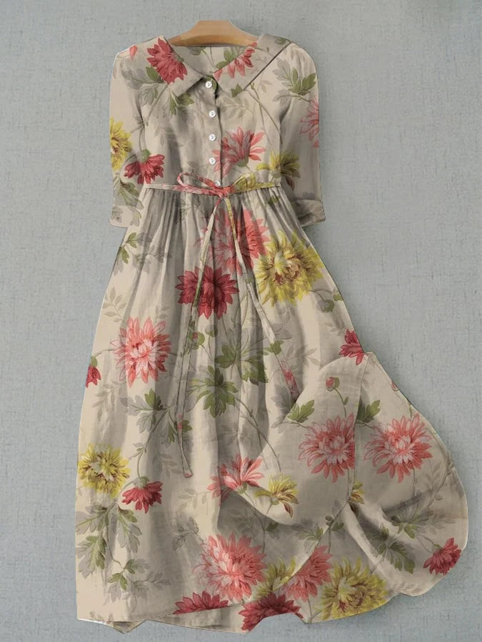 Noemi - Shirt Dress with Ties for Women