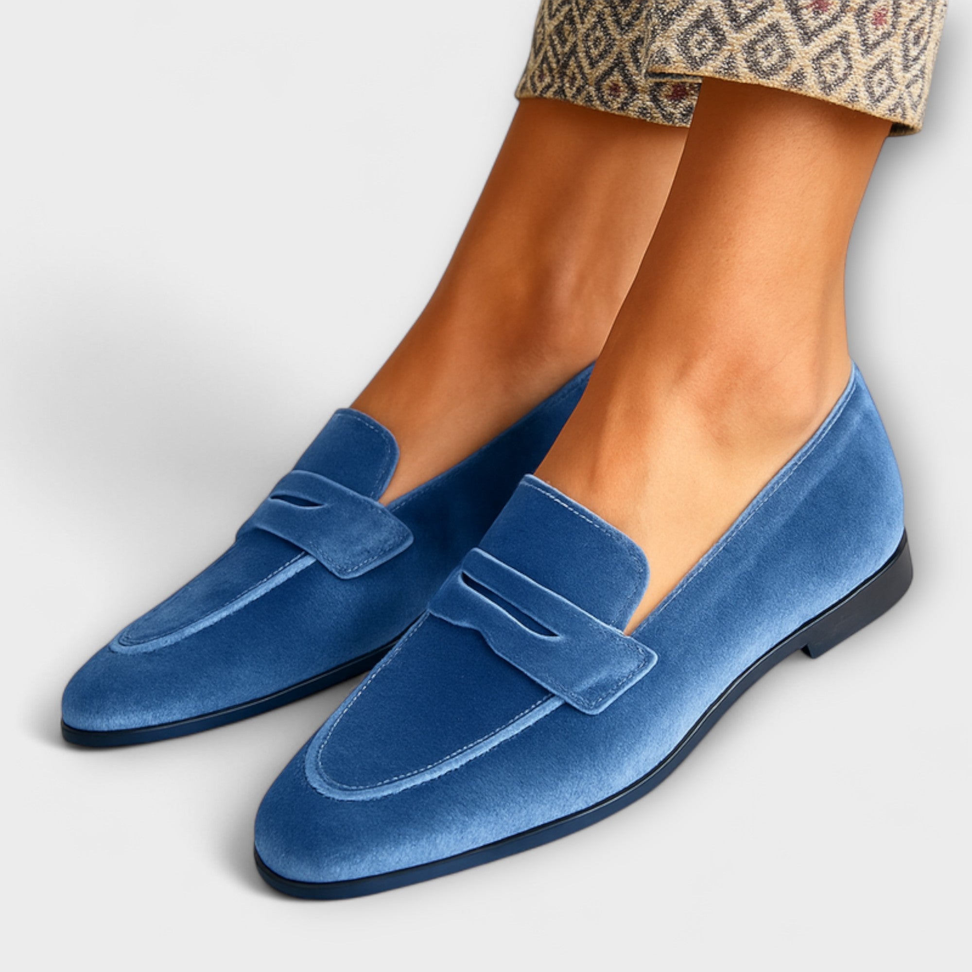 Aveline - Soft Velvet Loafers