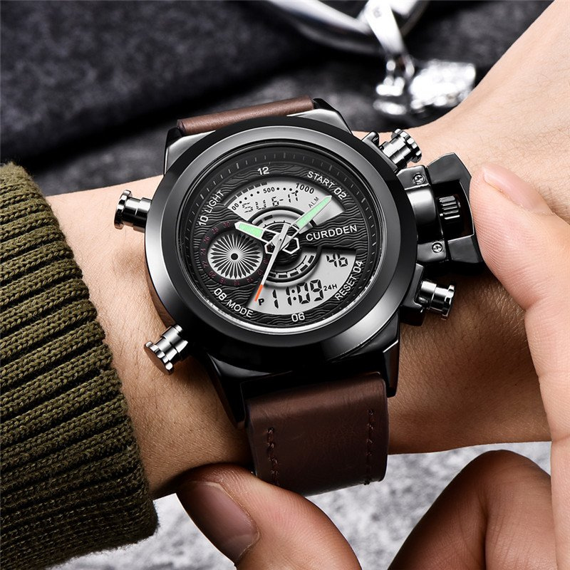 Olsen & Olsen Double Time Fashion Chronograph Watch