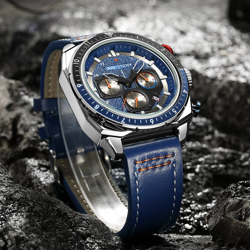 Luxury Quartz Sports Chronograph Watch™ - Olsen & Olsen