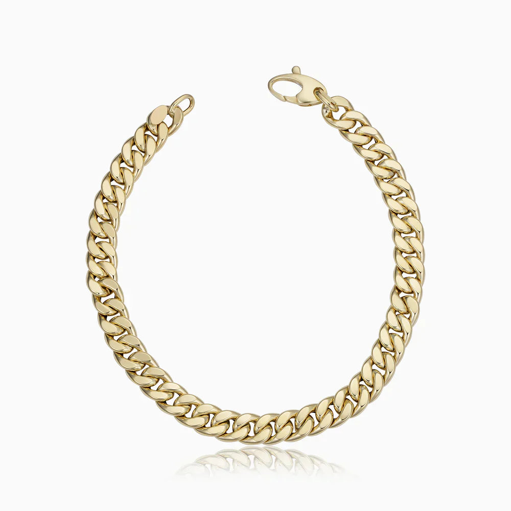 Mini Cuban Bracelet Summer | Gold
