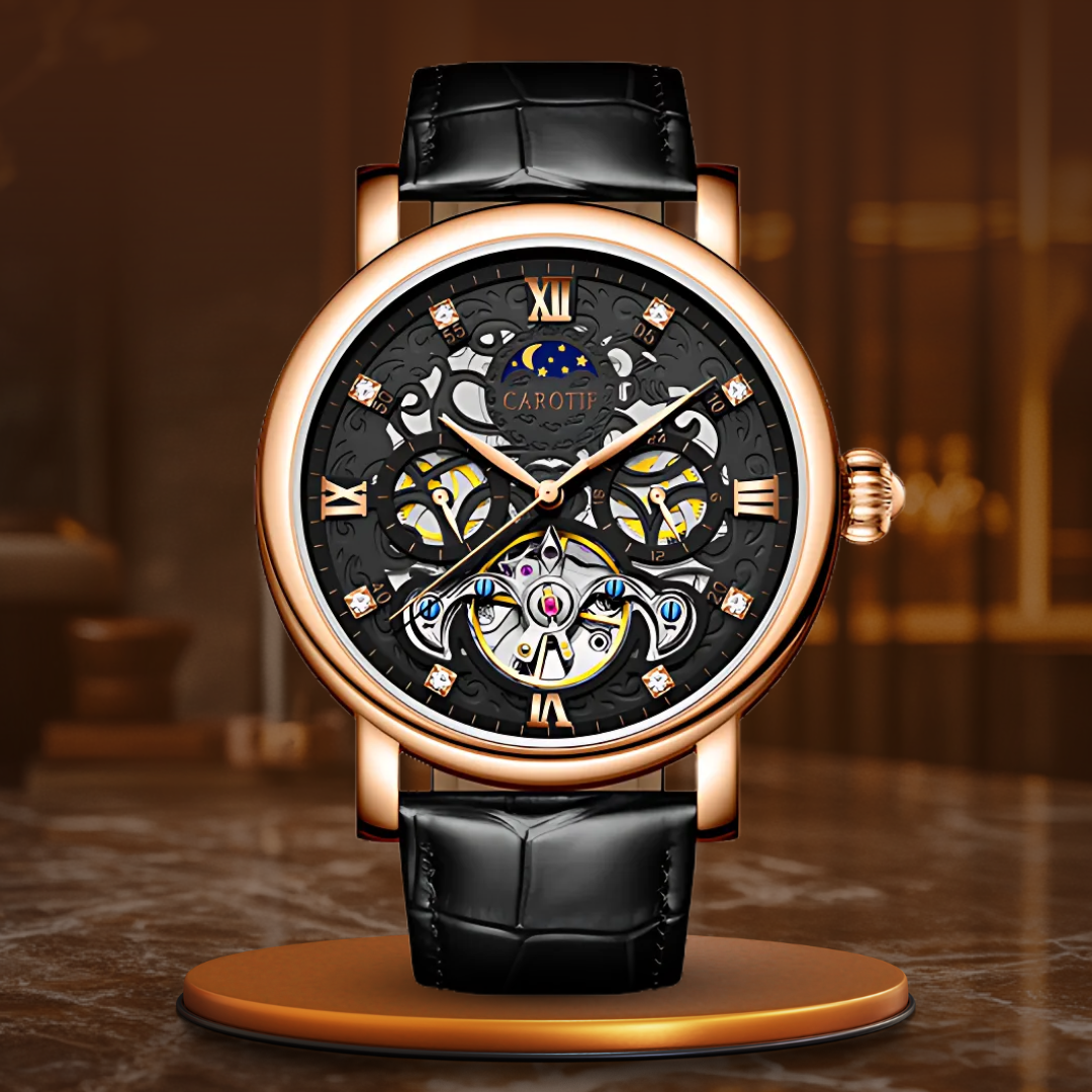 MECHANICAL AUTOMATIC BUSINESS LEATHER WATCH™ - Olsen & Olsen