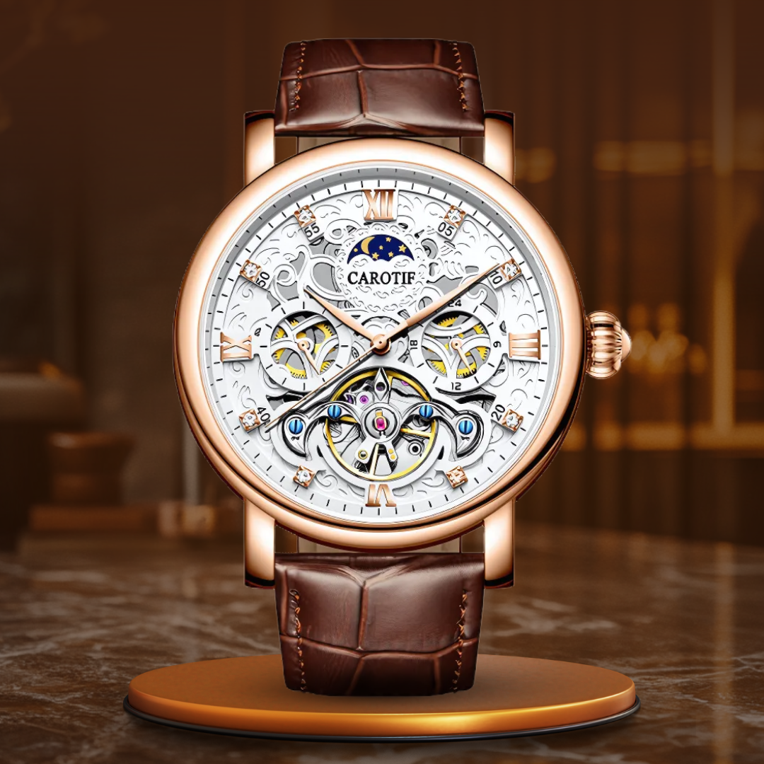 MECHANICAL AUTOMATIC BUSINESS LEATHER WATCH™ - Olsen & Olsen