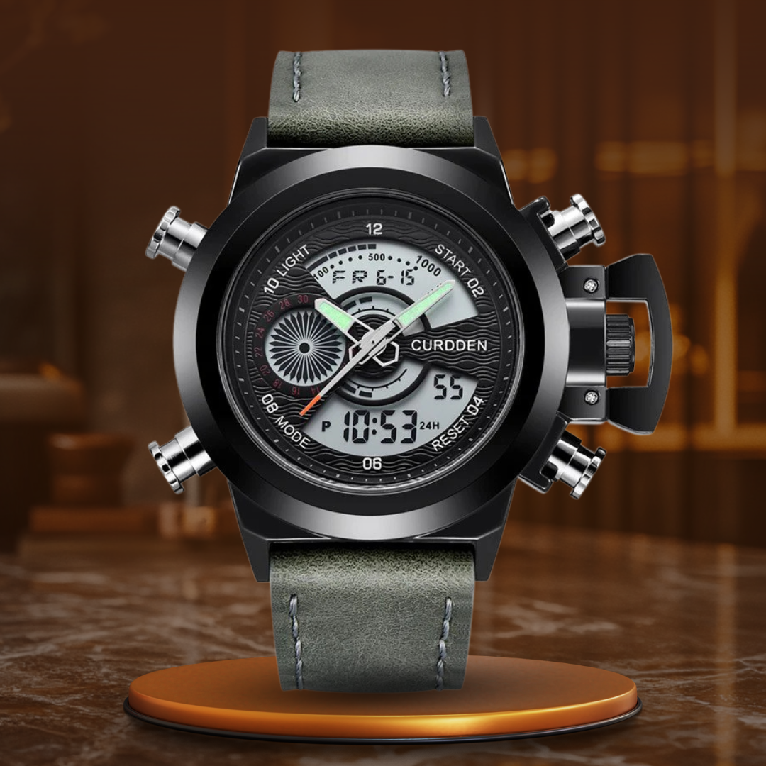 Olsen & Olsen Double Time Fashion Chronograph Watch