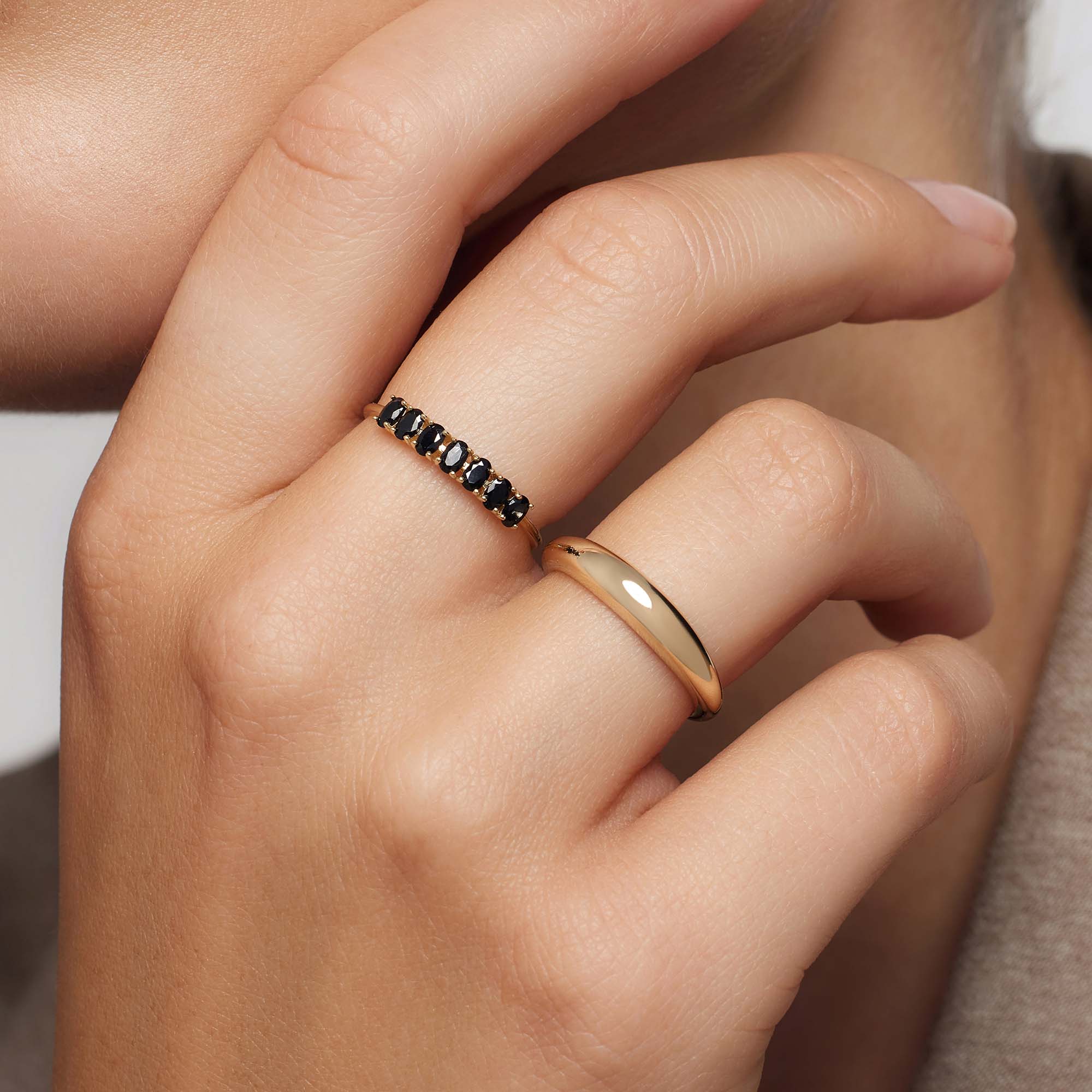 Lois Rock Solid Ring | Gold