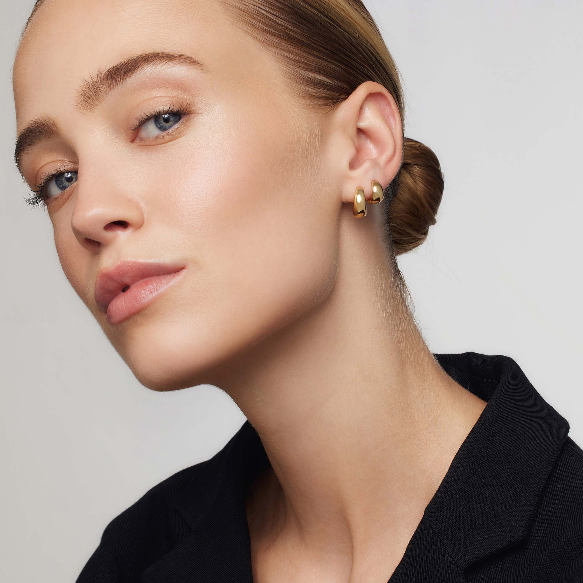 Aria Mini hoops Rue | Gold
