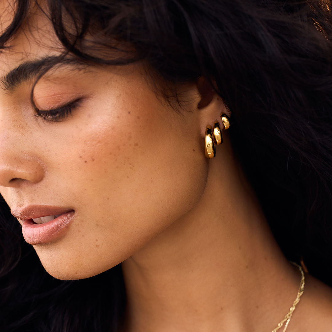 Lila Hoops | Gold