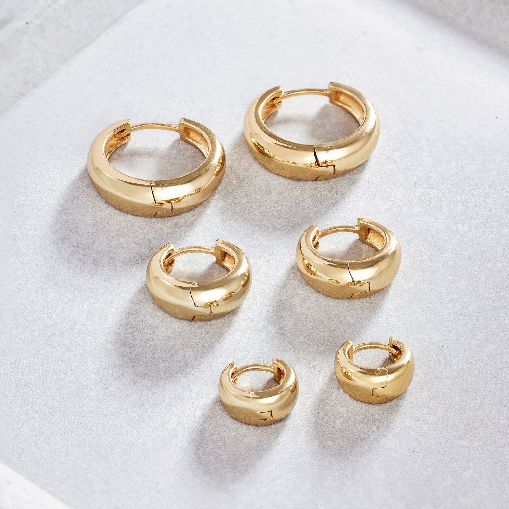 Aria Mini hoops Rue | Gold