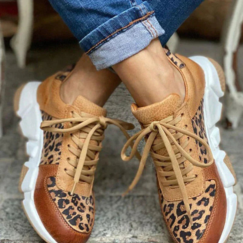 Kate | Comfortable Sneakers with Leopard Print