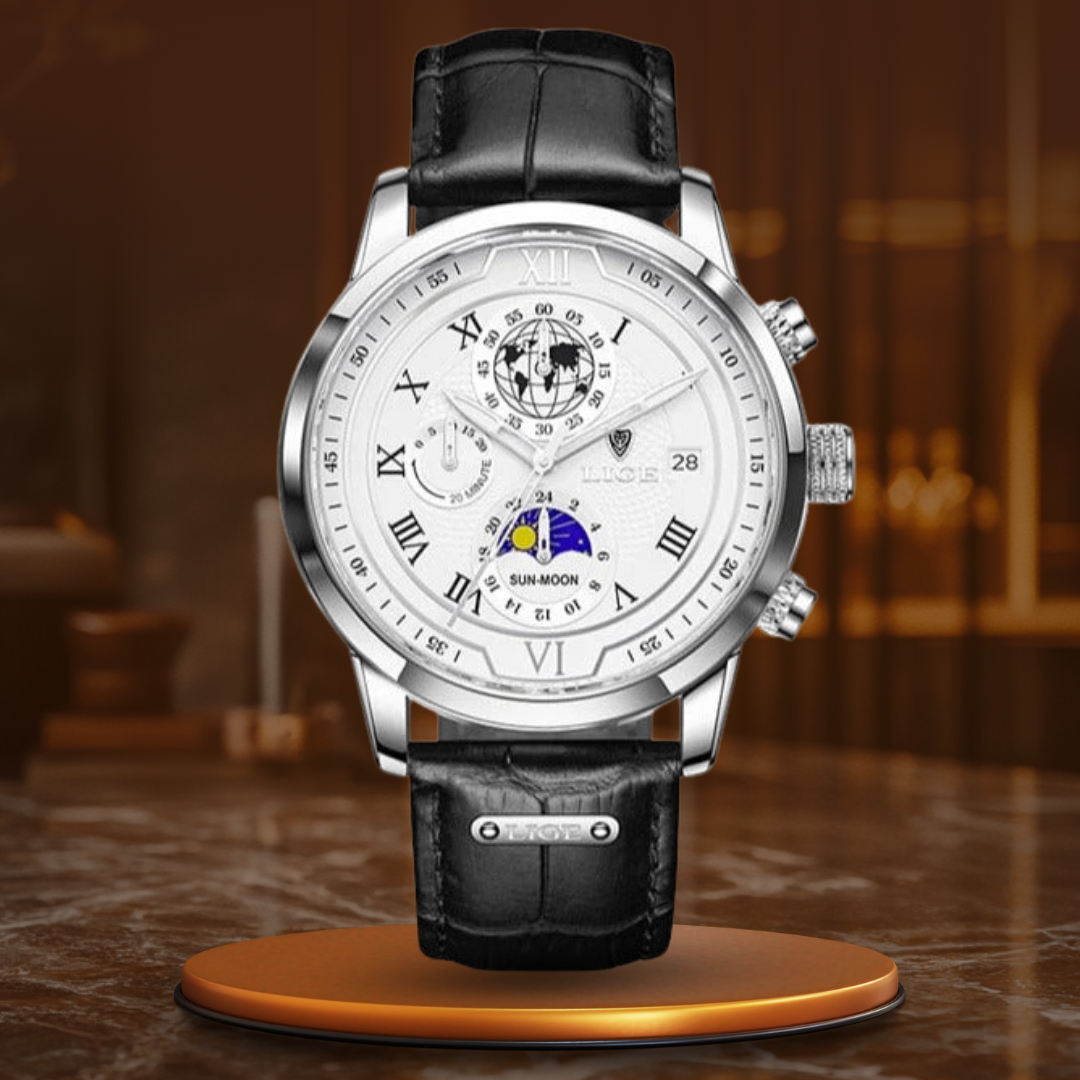 Premium Leather Chronograph Watch™ - Olsen & Olsen
