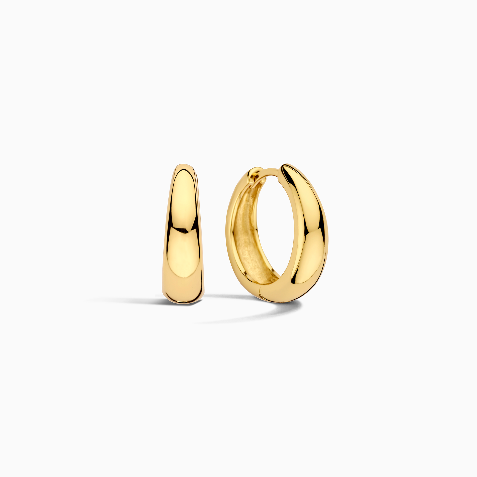 Cara Statement Hoop Earrings | Gold