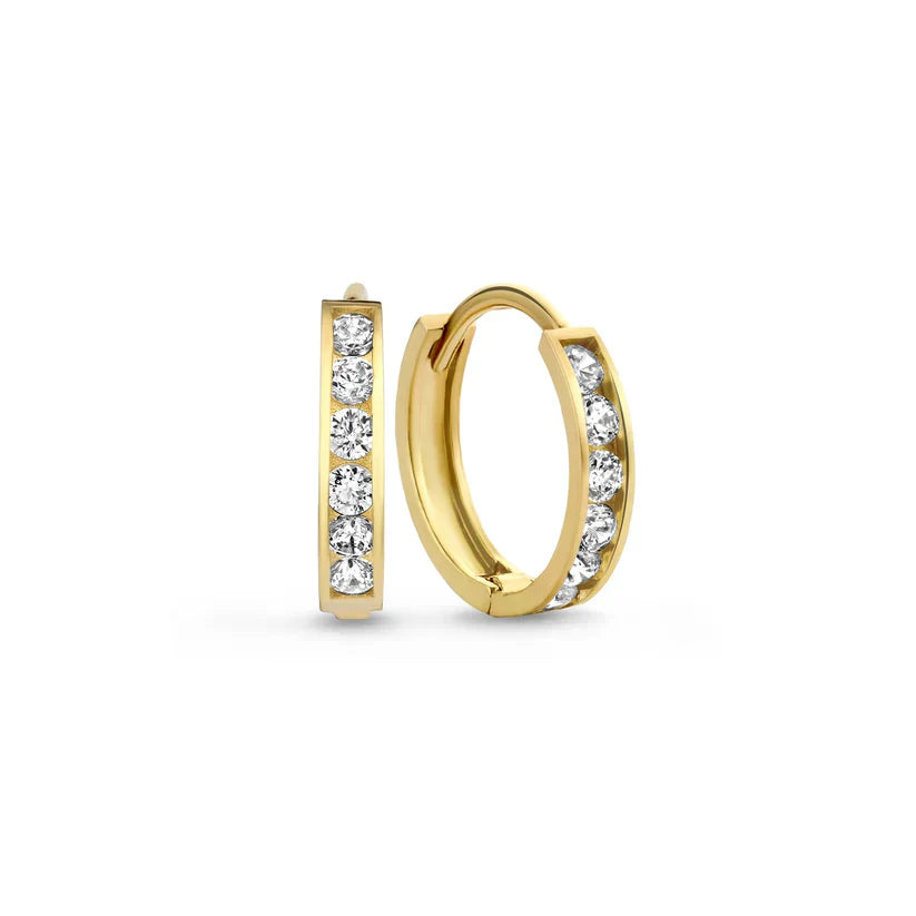 Bryn Brillane Stone Earring Set | Gold