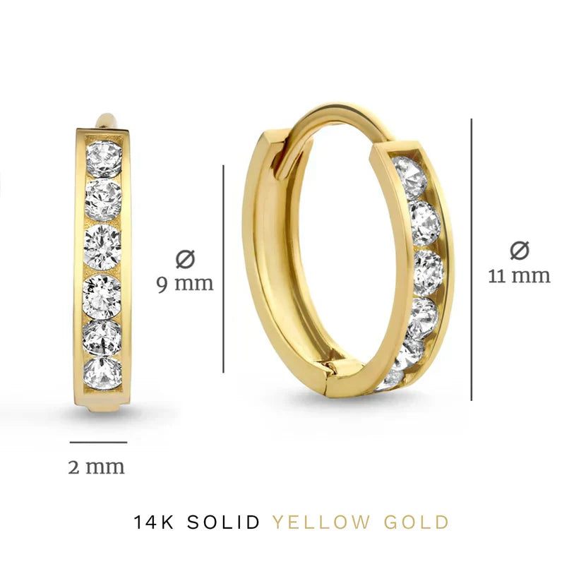 Bryn Brillane Stone Earring Set | Gold