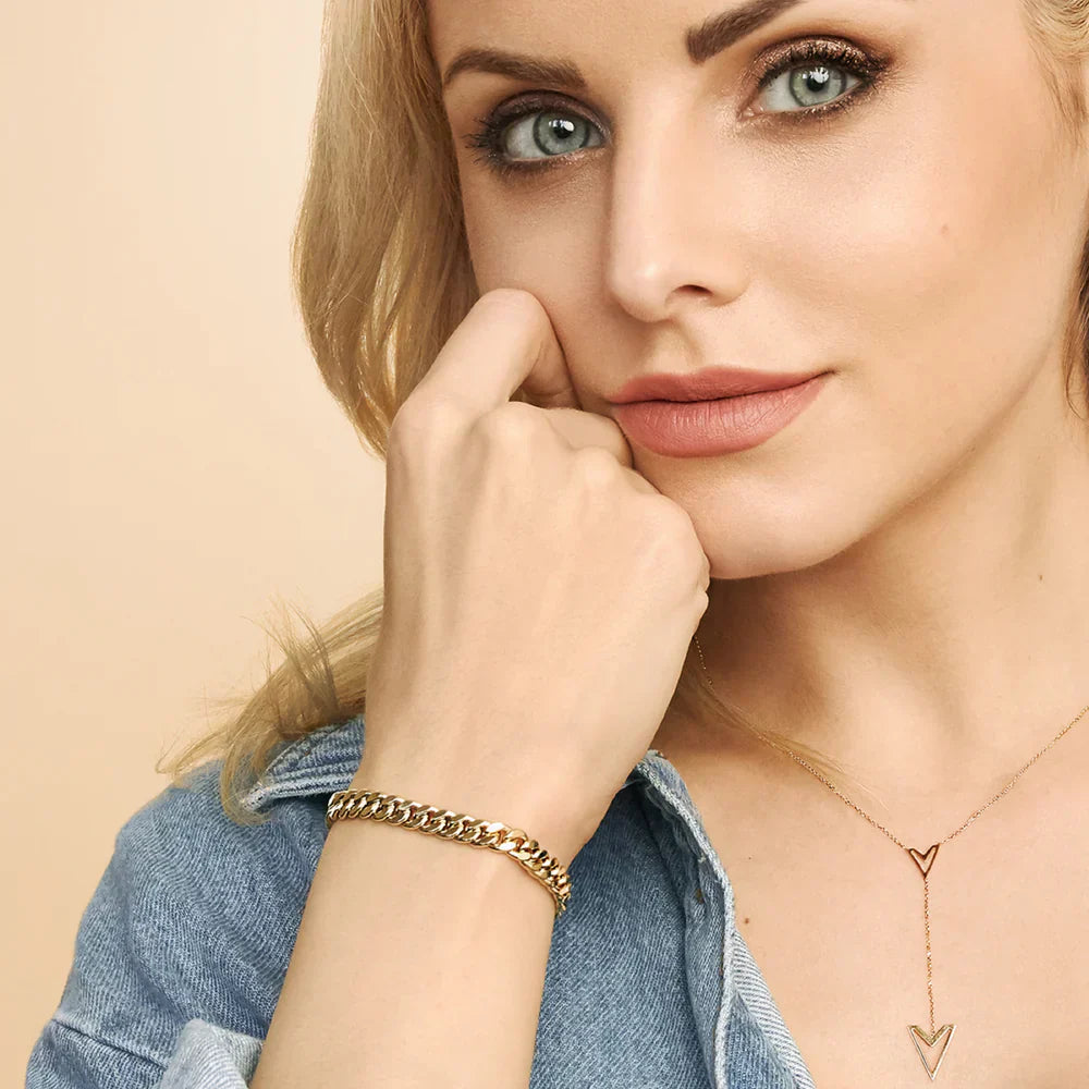 Mini Cuban Bracelet Summer | Gold