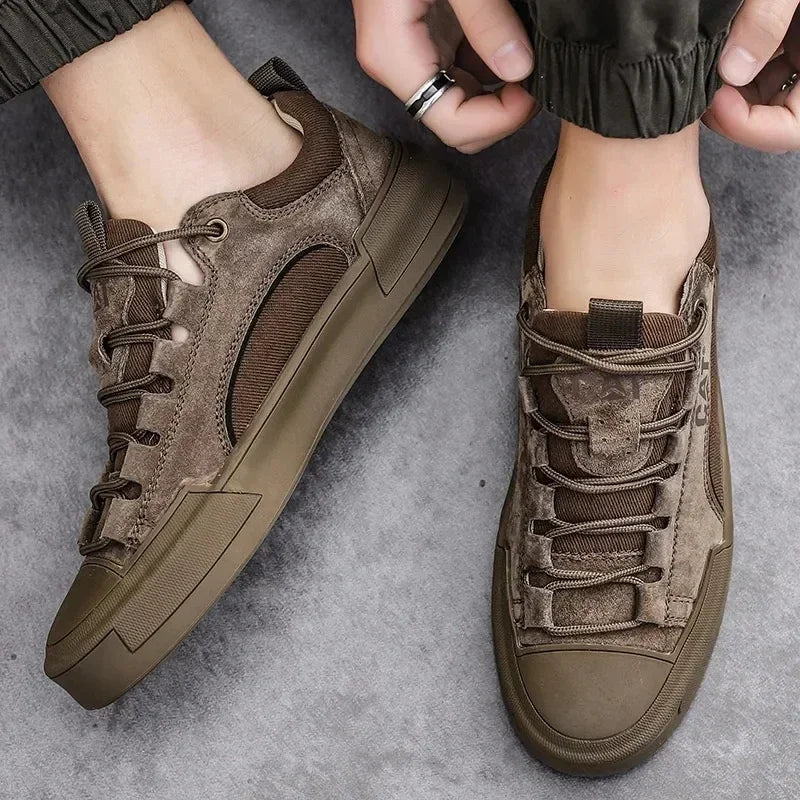 Theodore Urban Edge Leather Sneakers