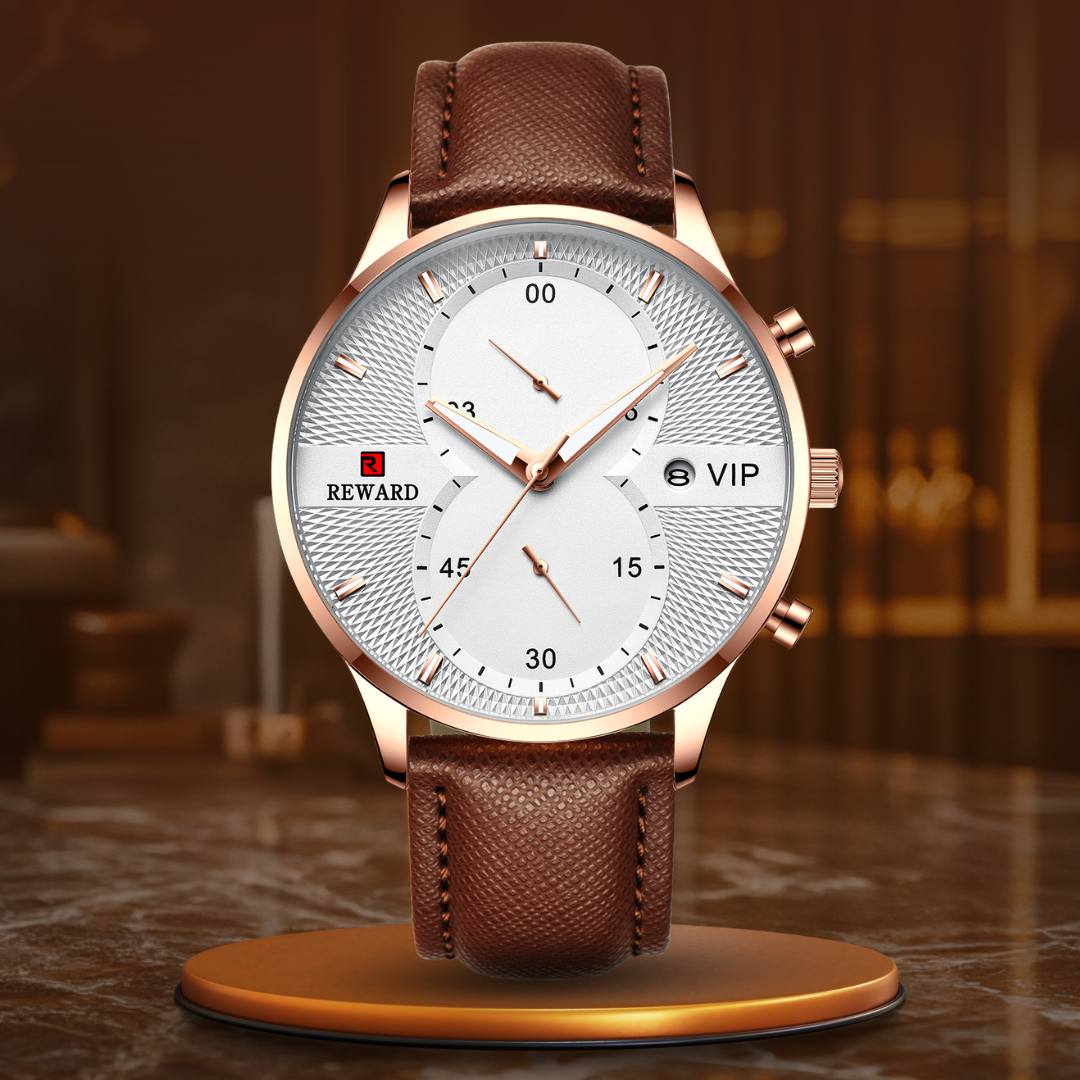 Olsen & Olsen Luxury Quartz Chronograph Watch