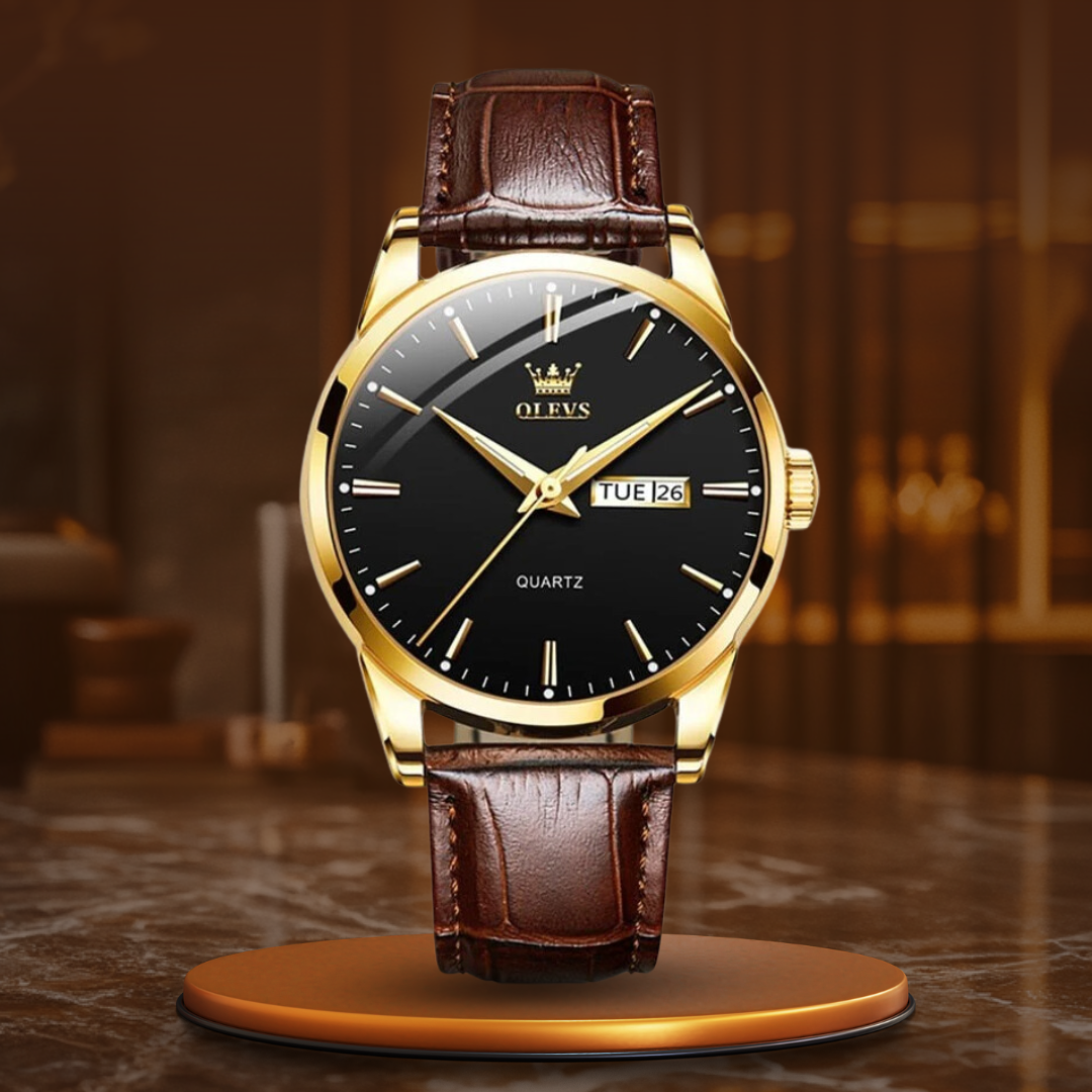 Luxury Business Leather Watch™ Olsen & Olsen