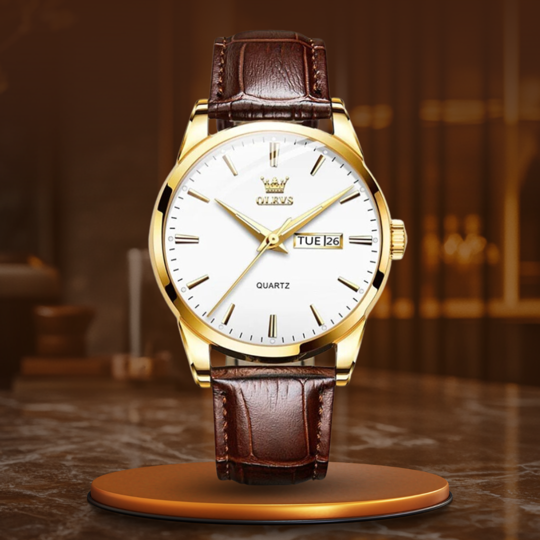 Luxury Business Leather Watch™ Olsen & Olsen