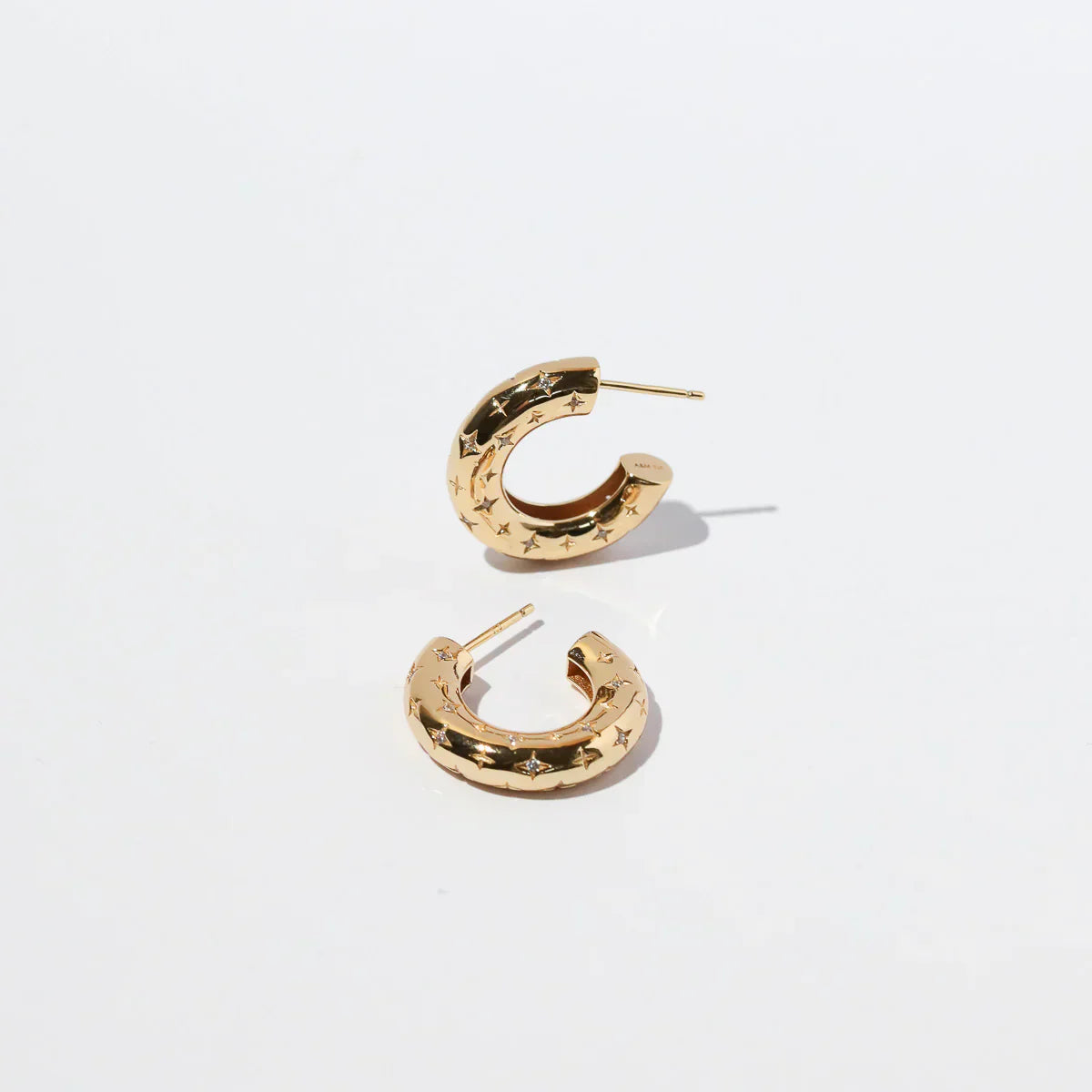 Gaia Cosmic Hoop Earrings | Gold