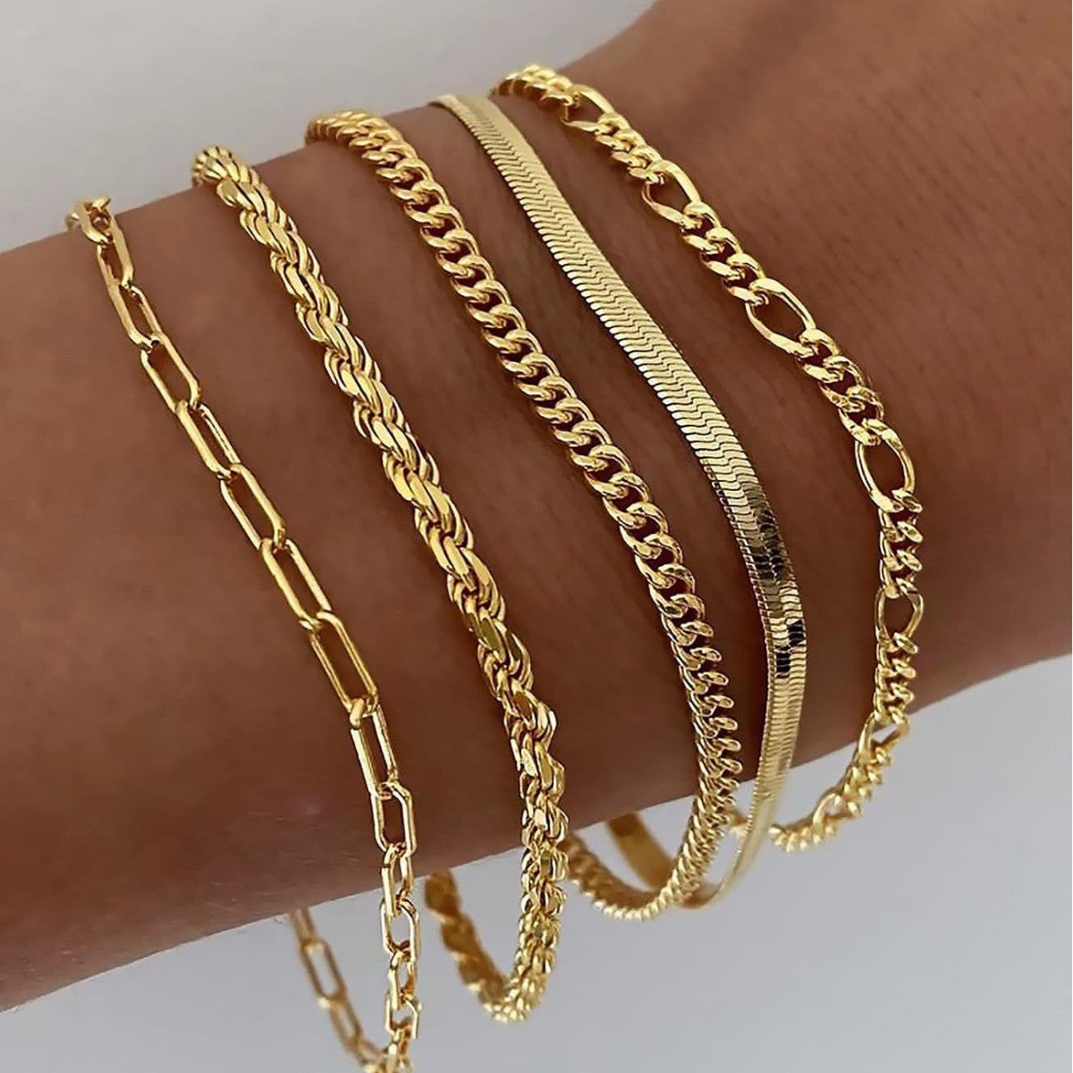 Miko Renner Bracelet Set | Gold