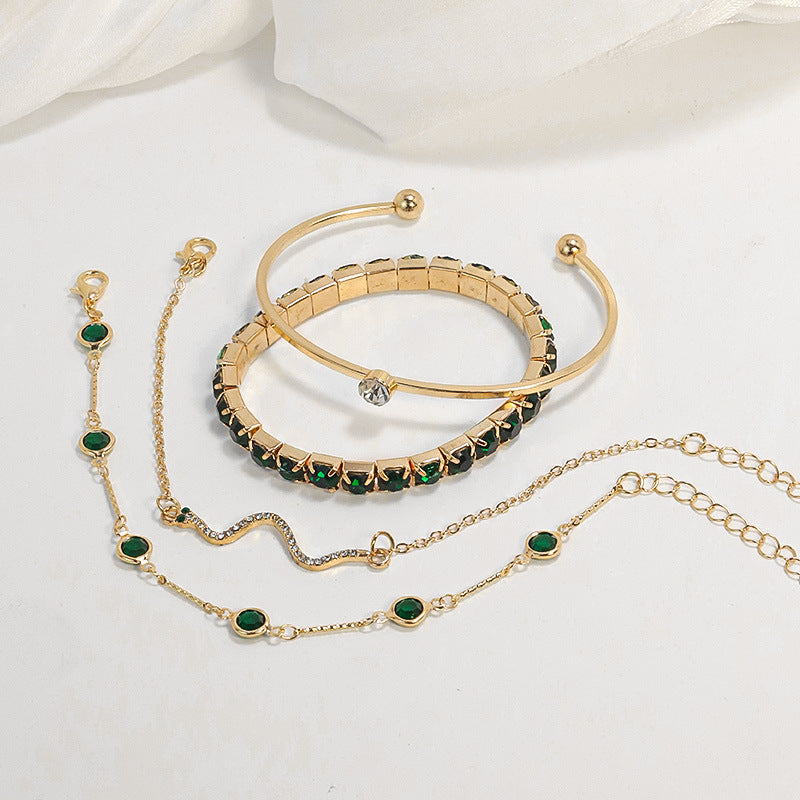 Gaea  Bracelet Set | Gold