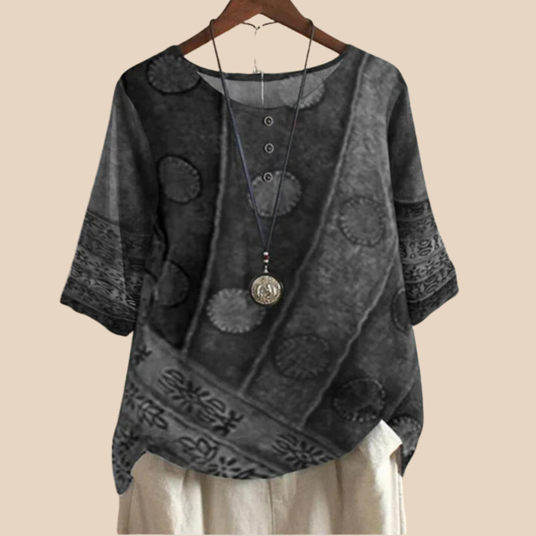 Valarie - Colorful Bohemian Top