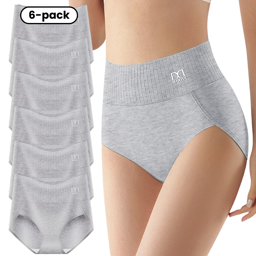 Shaplex™ - 6-pack High-Waisted & Comfortable Underwear with Tummy Support