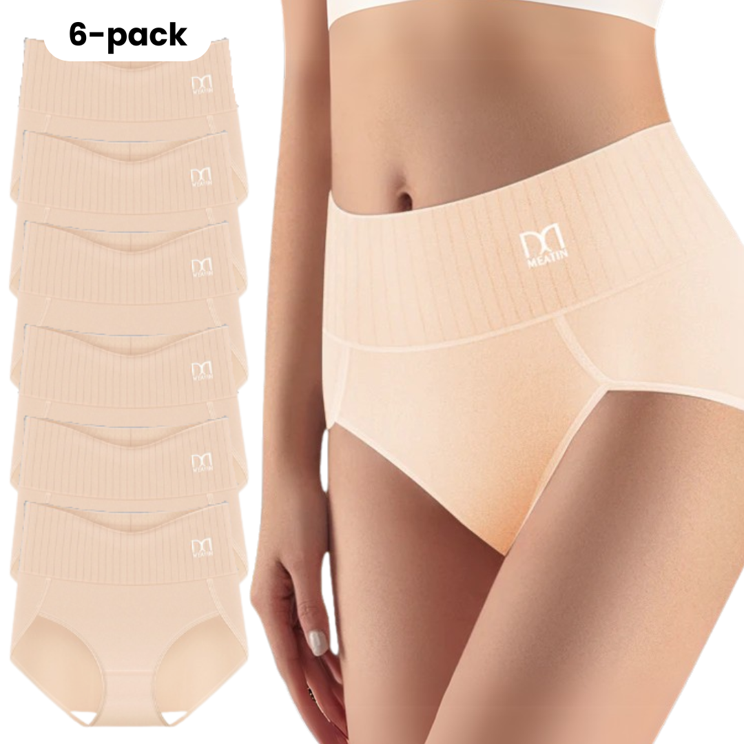 Shaplex™ - 6-pack High-Waisted & Comfortable Underwear with Tummy Support