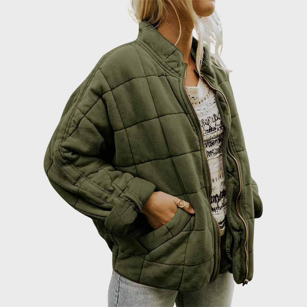 Josiane | Quilted jacket with an elegant oversized look